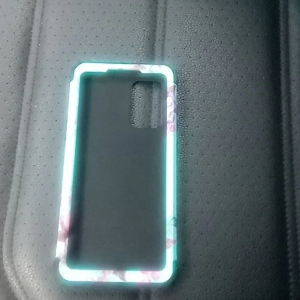 The New Case For Galaxy A72 5G Blue Flowers
